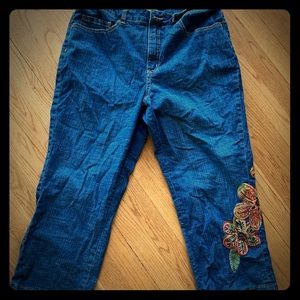 Cold water Creek cropped jeans